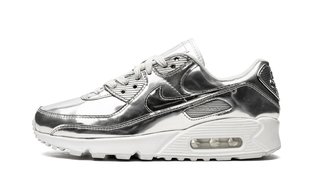 Women's AIR MAX 90 "Metallic Pack - Silver" CQ6639 001 - product image from the listing.