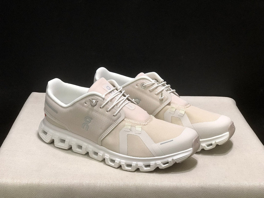 Pearl White On Cloud 6 Sneakers - product image from the listing.