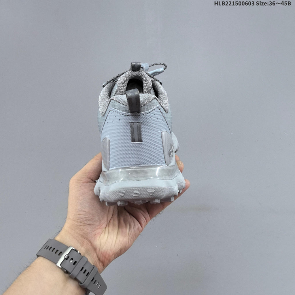 Grey Alo Yoga Alo Runner Low-Top Sneakers - product image from the listing.