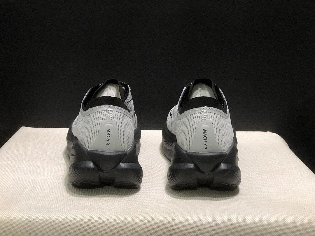 White and Black HOKA Mach X 2 Running Shoes - product image from the listing.
