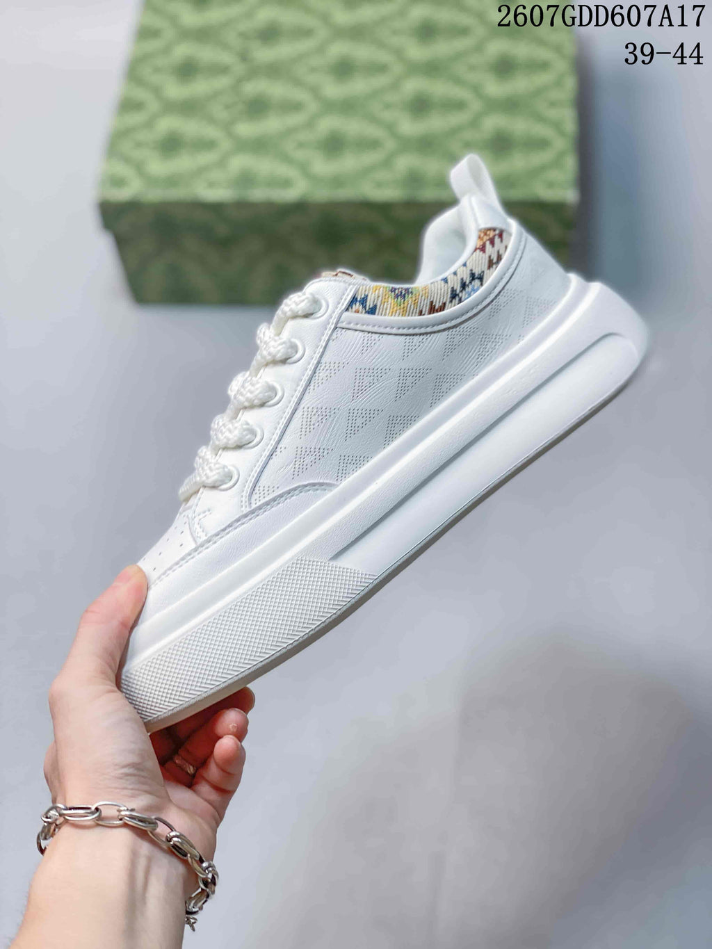 Gucci Screener GG Sneakers in White 2607GDD607A17 - product image from the listing.