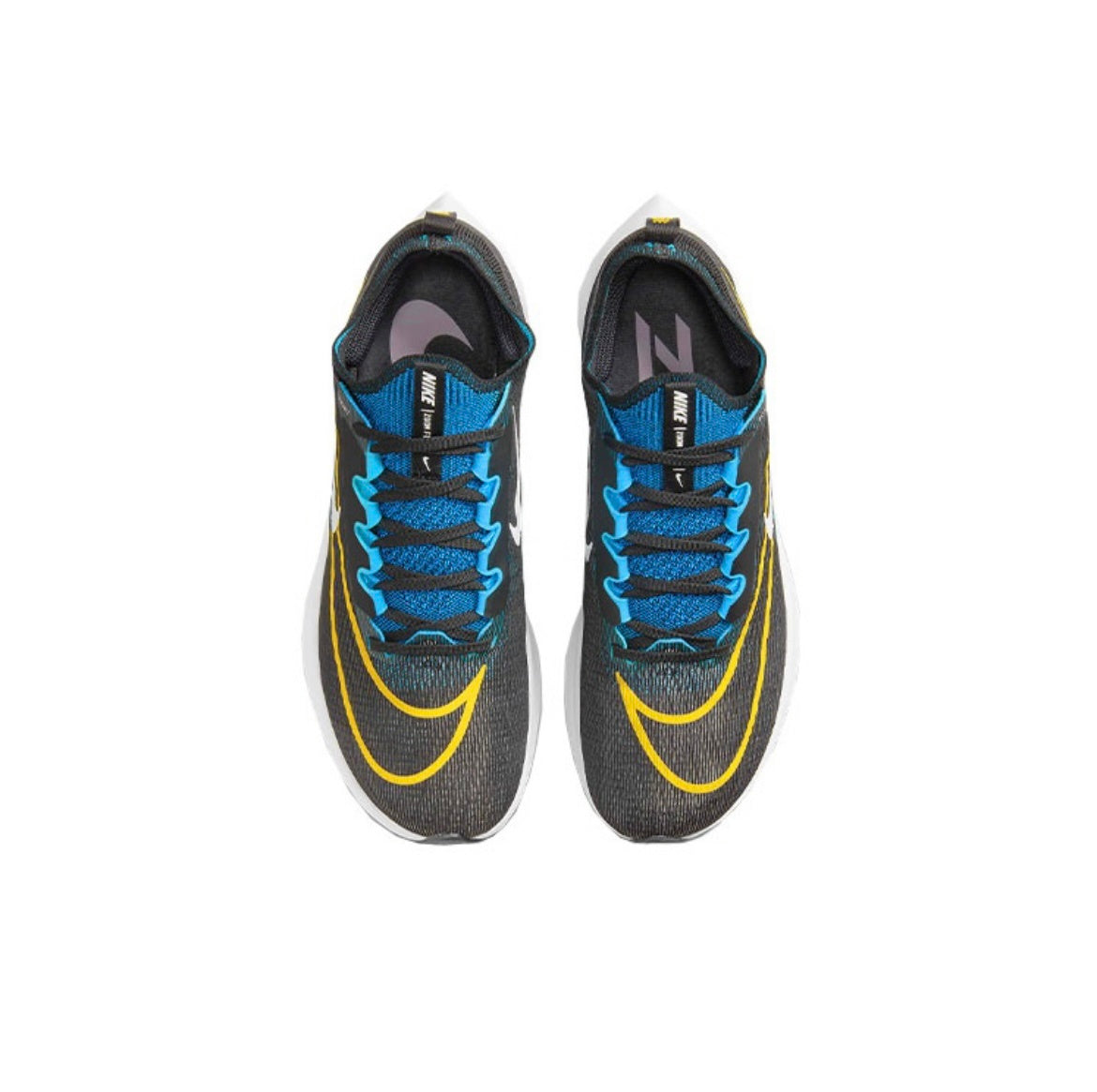 Nike Zoom Fly 4 Running Shoes in Black Blue CT2392-003 - product image from the listing.