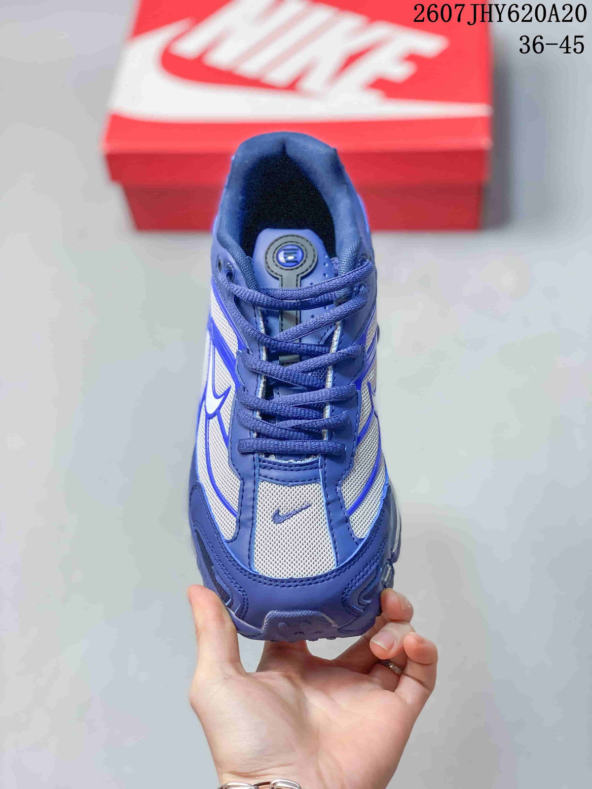 Nike Shox Ride 2 Sneakers in Blue White IO4296-004 - product image from the listing.