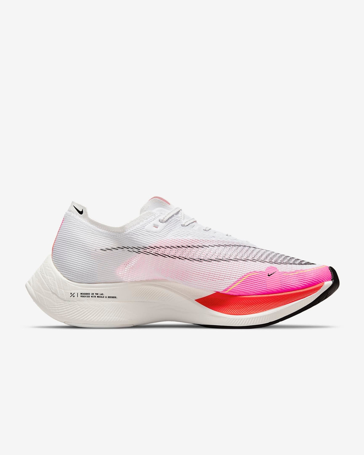 Nike ZoomX Vaporfly NEXT% 2 Rawdacious Shoes for Running DJ5457-100 - product image from the listing.