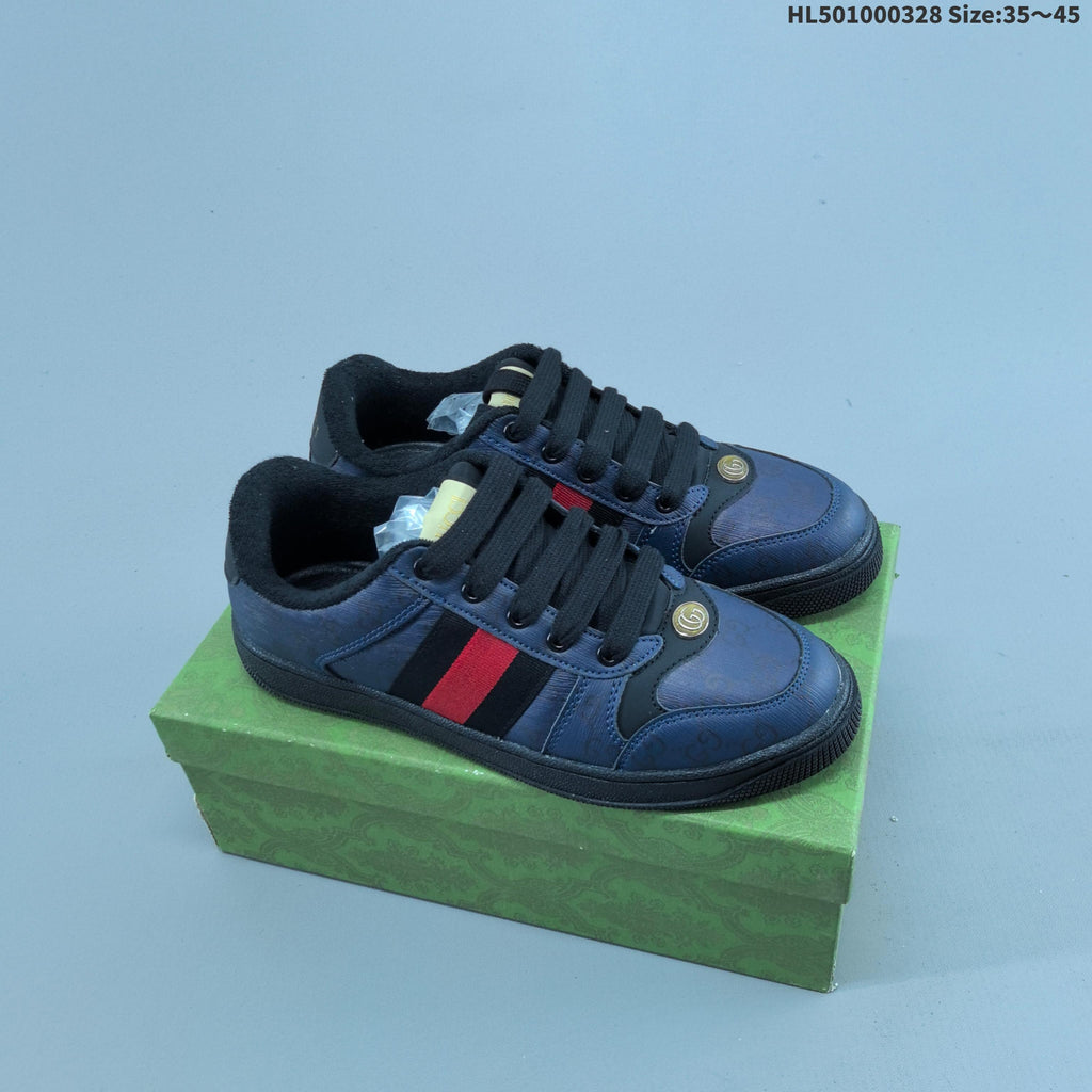 Gucci Distressed Screener Low-Cut Sneakers - product image from the listing.
