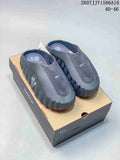 Black Nike Mind 001 Closed-Toe Slides - product image from the listing.
