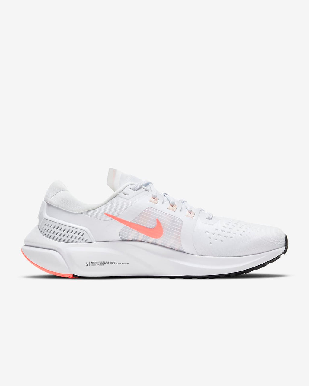 Nike Air Zoom Vomero 15 Running Shoes in White Coral CU1856-102 - product image from the listing.