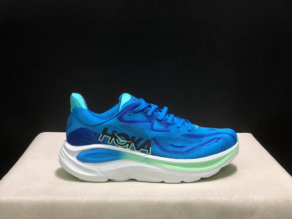 HOKA Clifton 10 Running Shoes in Blue - product image from the listing.