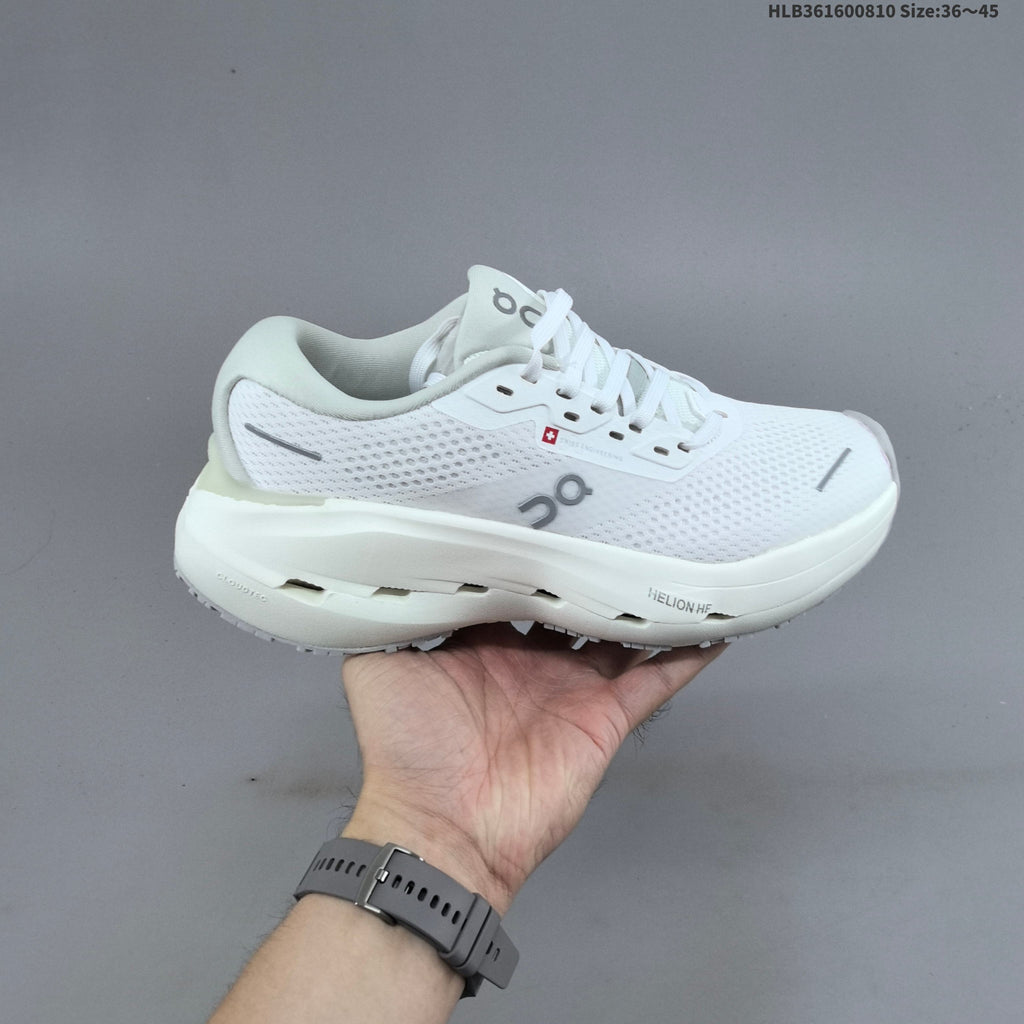 On Cloudrunner 3 Max Running Sneakers in White - product image from the listing.