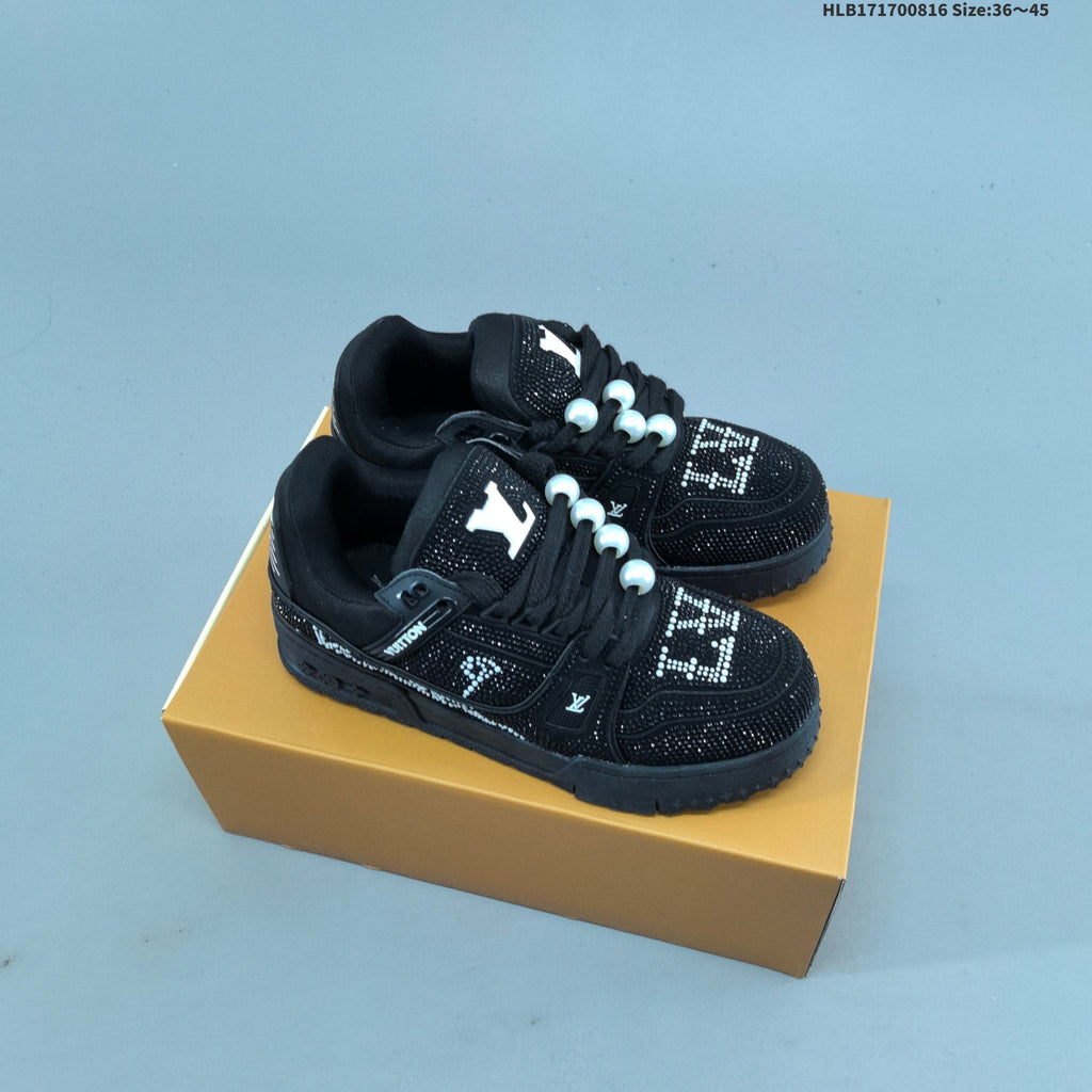 Louis Vuitton Archlight Crystal-Embellished Trainers - product image from the listing.
