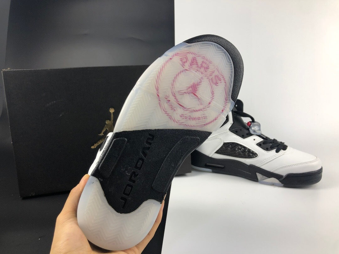 Jordan 5 Retro White Paris High-Cut Sneakers - product image from the listing.