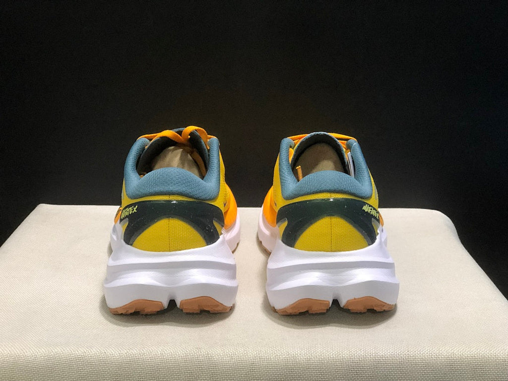 Yellow HOKA Mafate X Trail Running Shoes - product image from the listing.