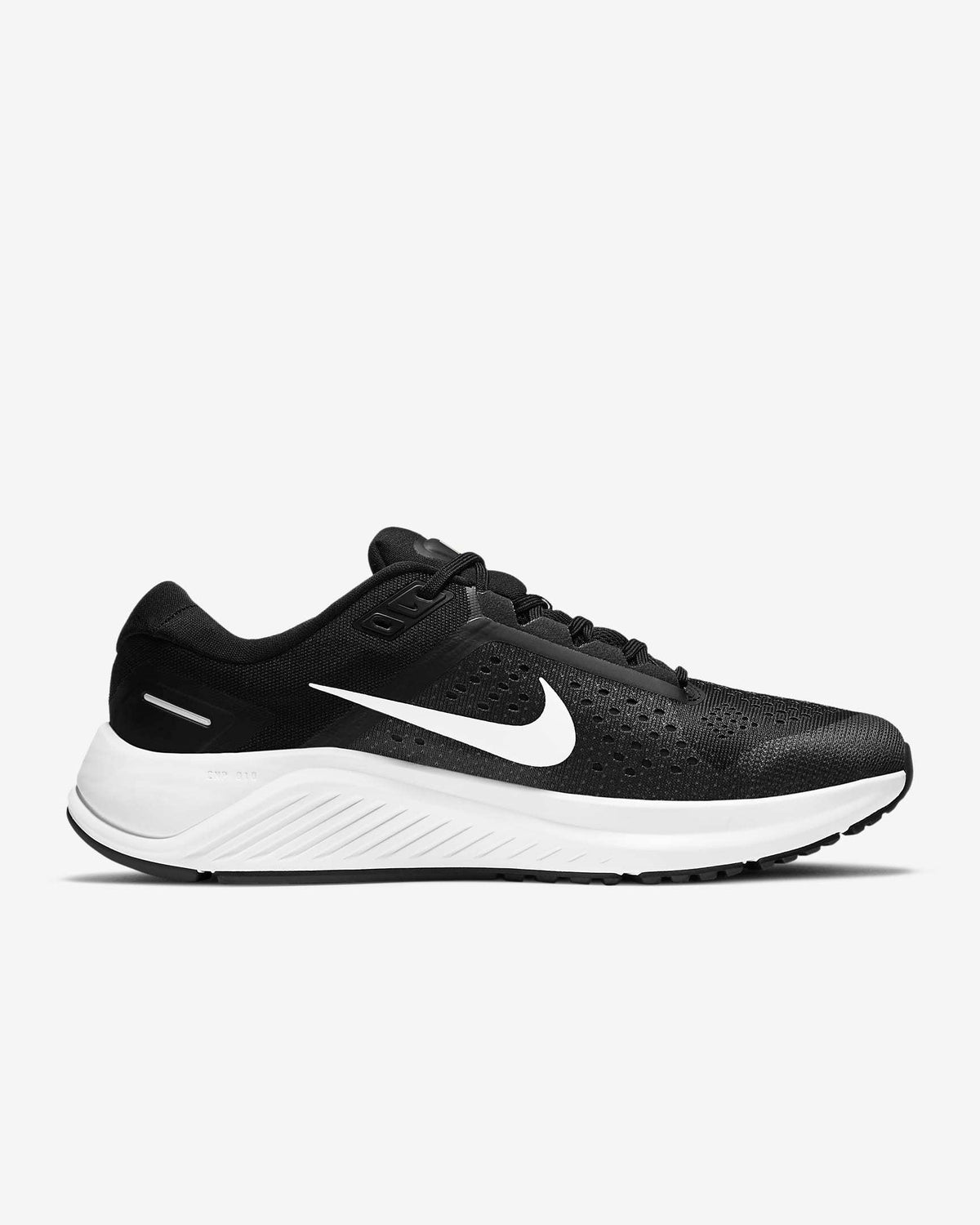 Nike Air Zoom Structure 23 Running Shoes in Black White CZ6720-001 - product image from the listing.