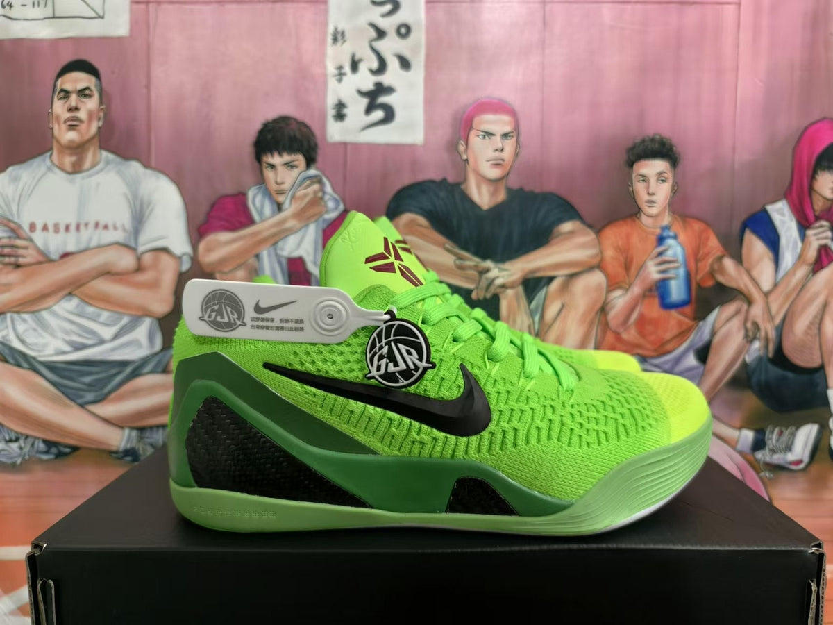 Electric Green - Nike Kobe 11 Basketball Shoes - product image from the listing.