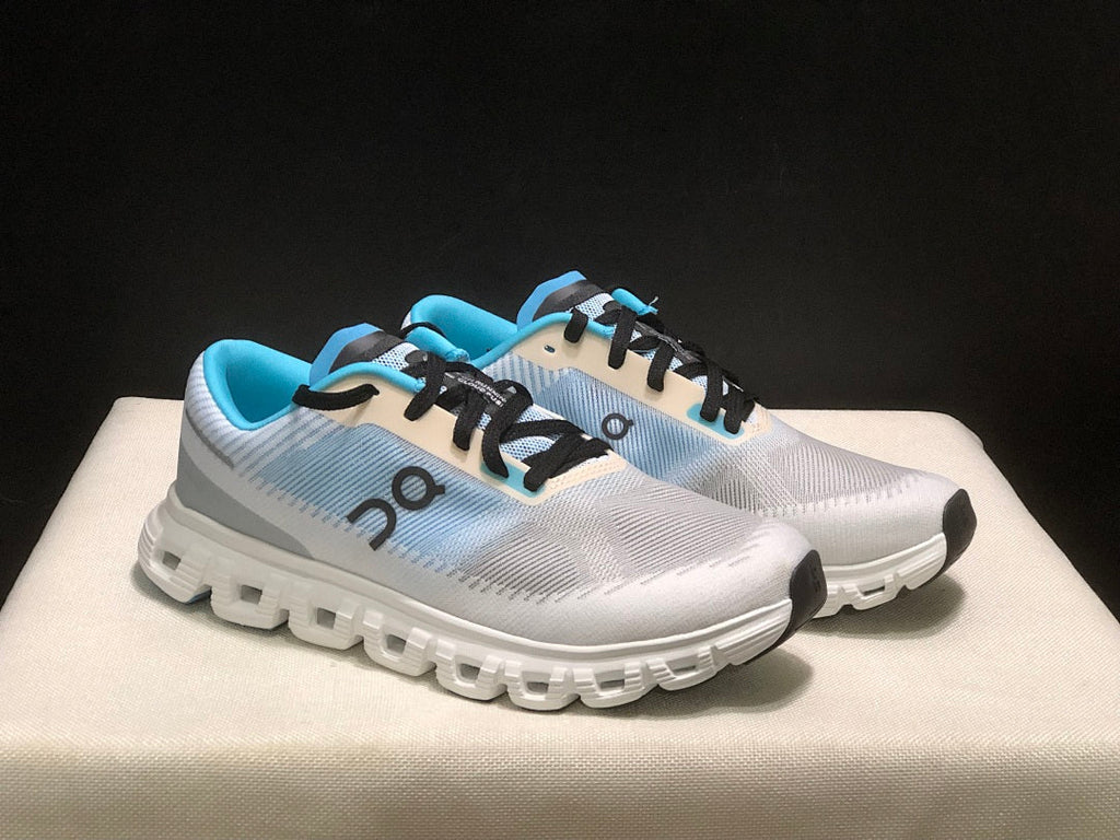 On Cloud 6 Push Sneakers in Blue, in Gray and White - product image from the listing.
