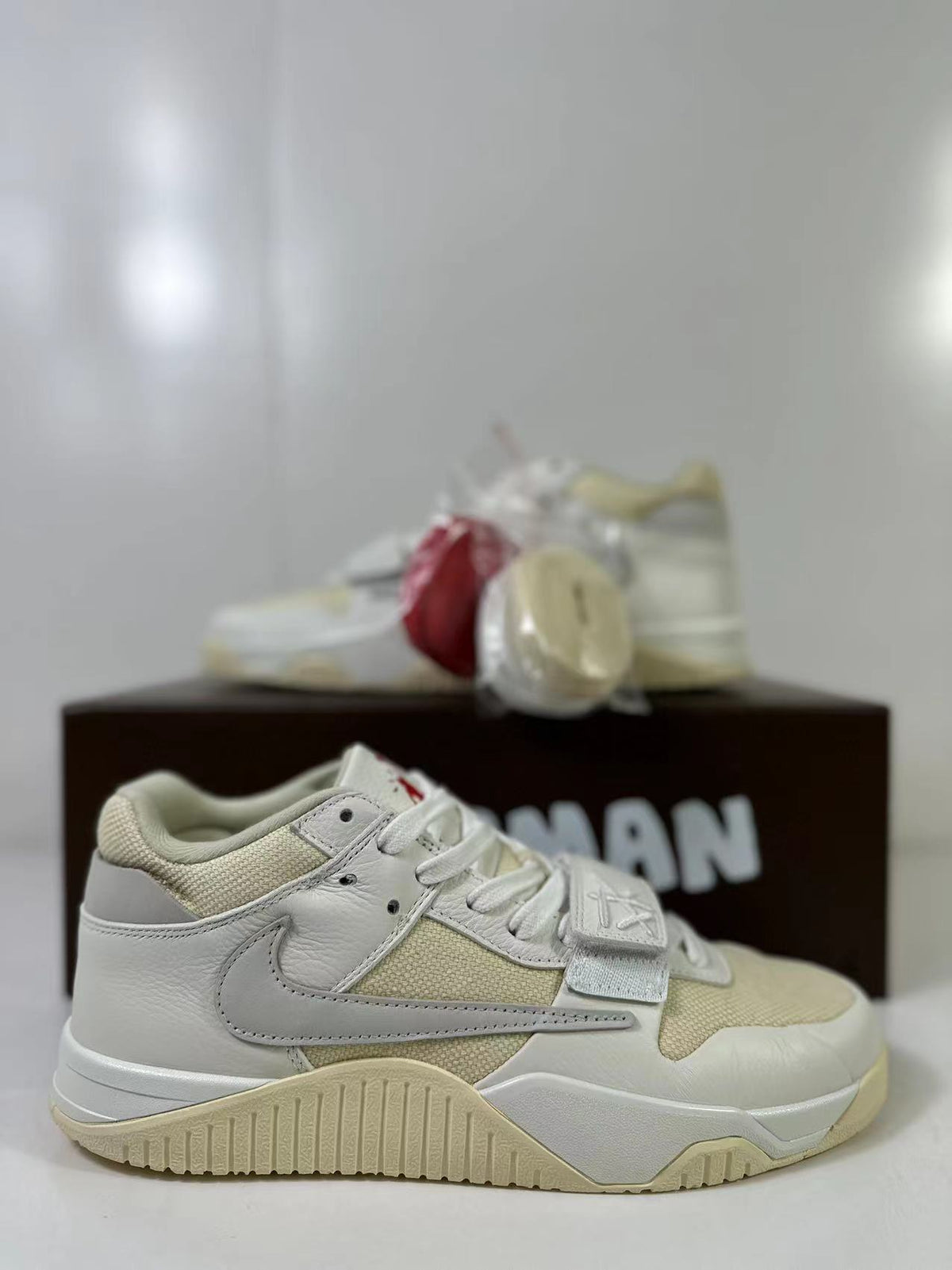 Jordan Jumpman Jack TR Sneakers in Cream Yellow FZ8117-003 - product image from the listing.