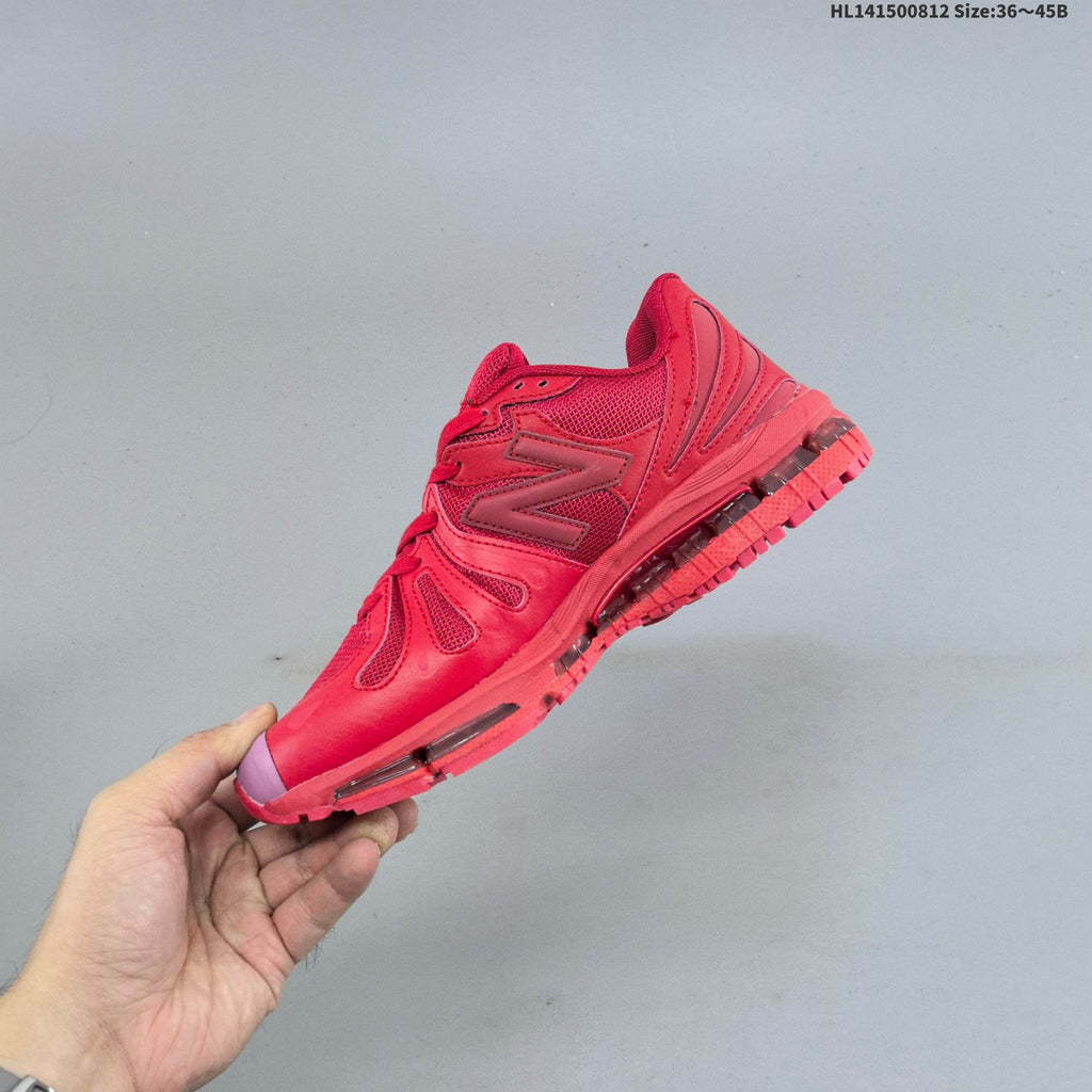 Red and Pink New Balance 18907 Sneakers - product image from the listing.