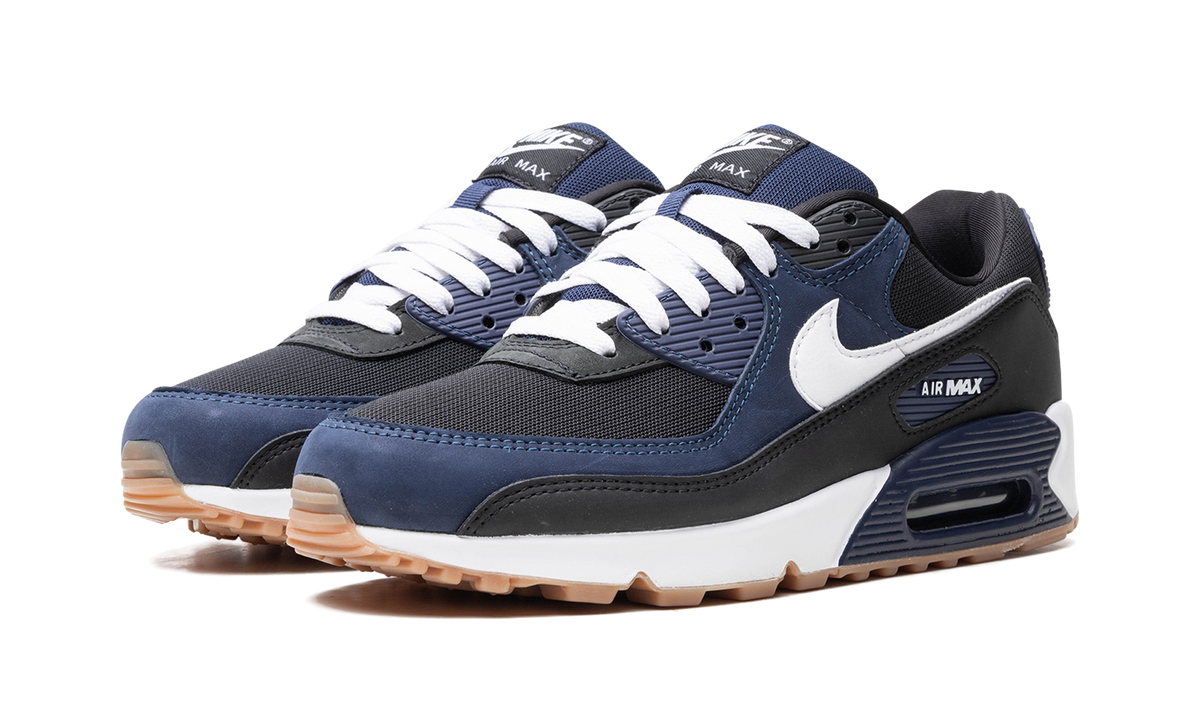 "Midnight Navy Gum" Air Max 90 "MIDNIGHT NAVY" FB9658 400 - product image from the listing.