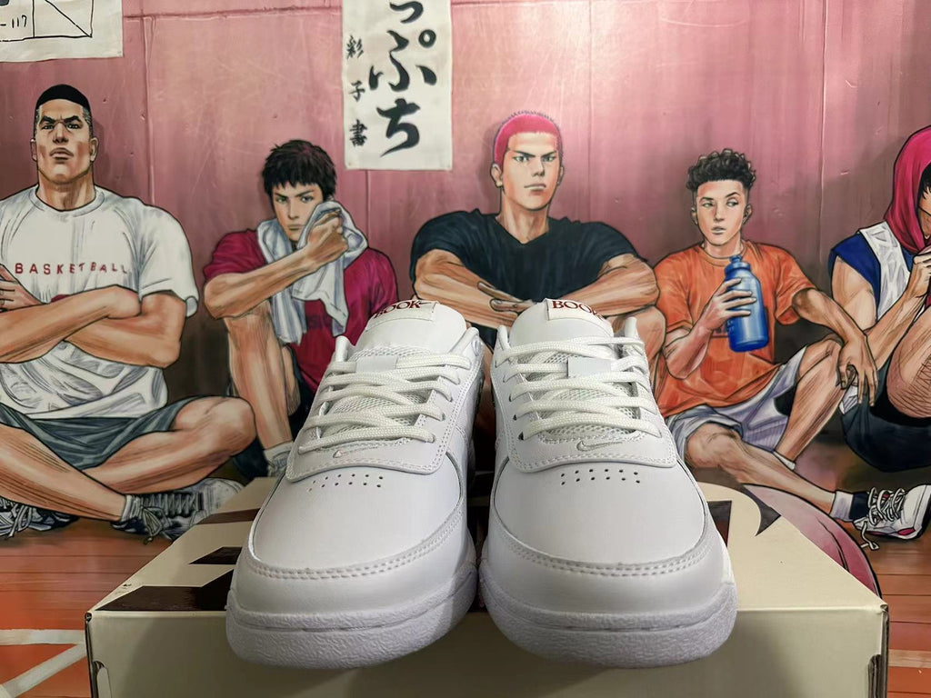 Nike Court Low Trainers White with Snakeskin-Print Swoosh - product image from the listing.