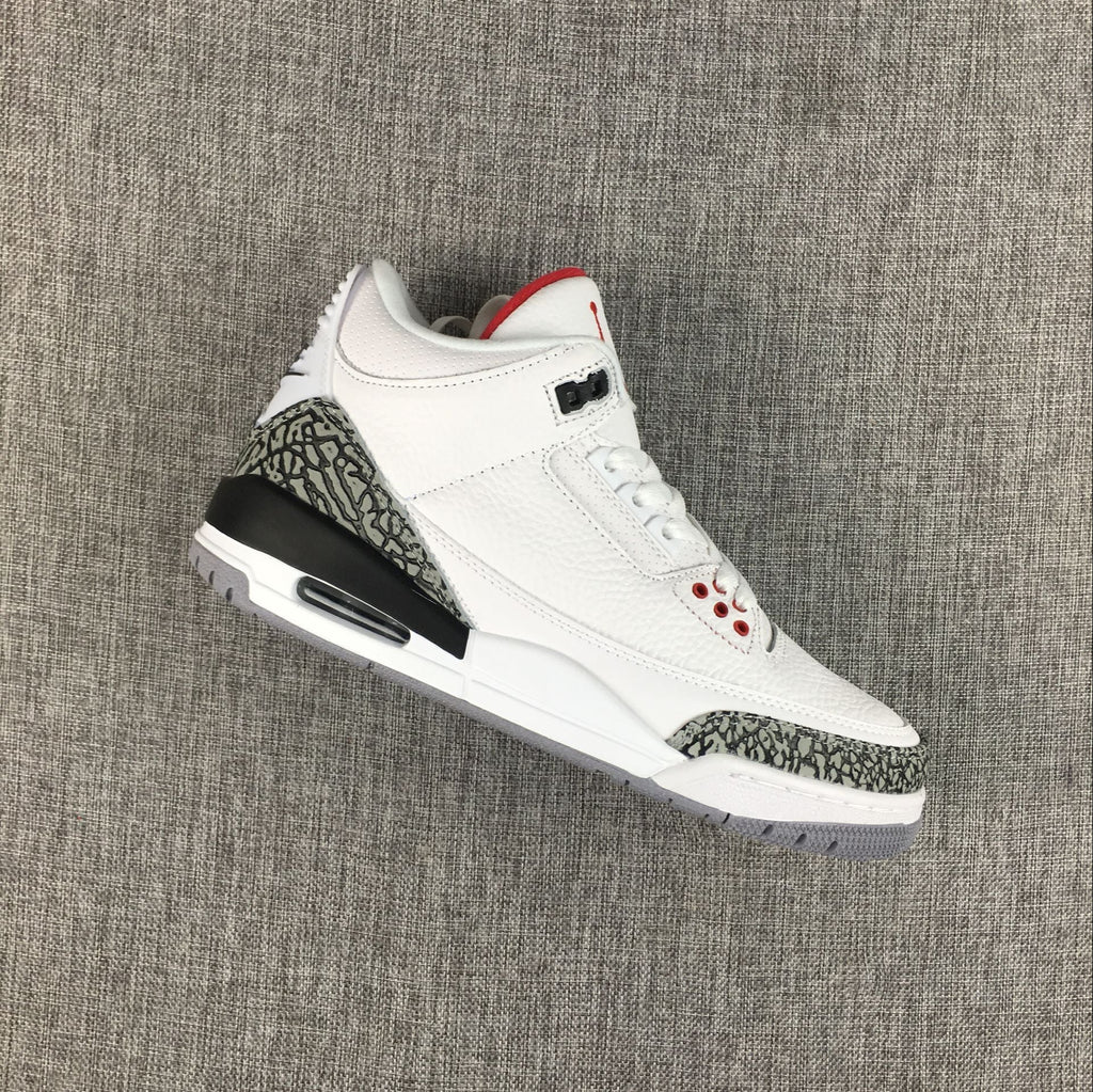 Air Jordan 3 White Cement High-Cut Sneakers - product image from the listing.