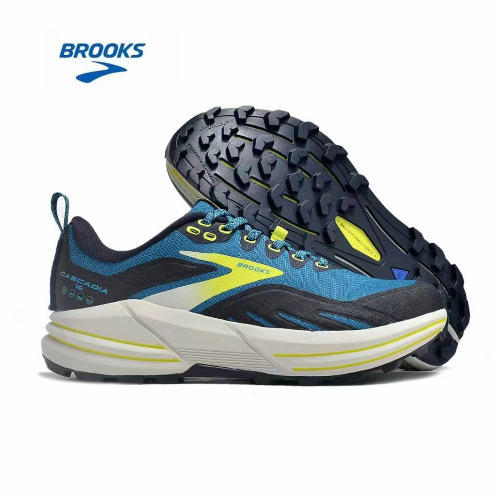 Brooks Cascadia 16 Trail Running Shoes in Blue - product image from the listing.