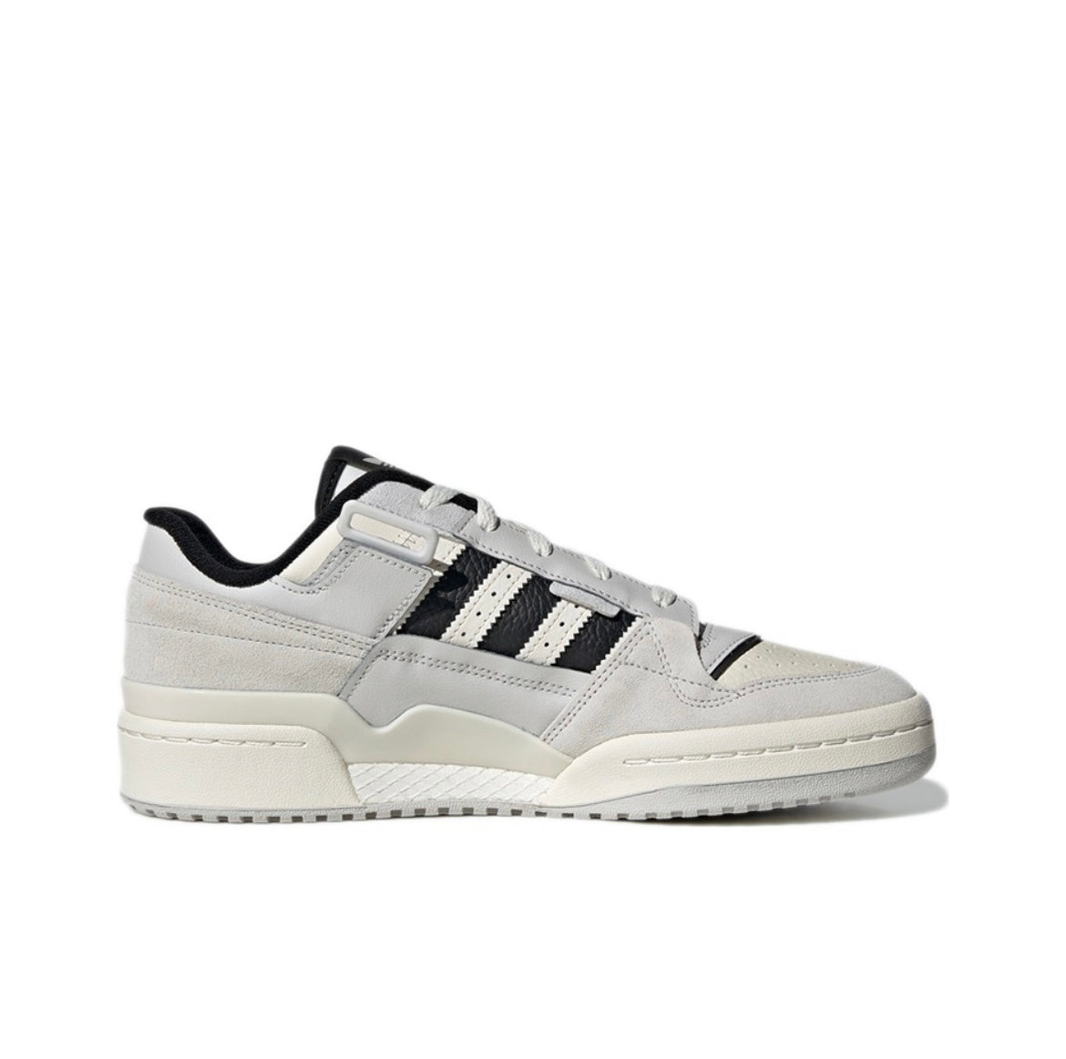 Adidas Originals Forum Exhibit Low Sneakers in Gray Black GX6284 - product image from the listing.