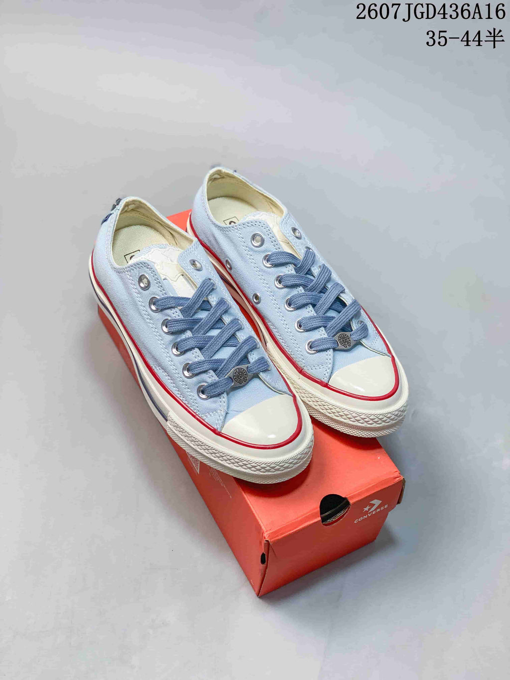Converse All Star Low-Top Sneakers in Light Blue 2607JGD436A16 - product image from the listing.