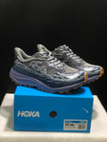Gray HOKA Stinson 7 Trail Running Shoes - product image from the listing.