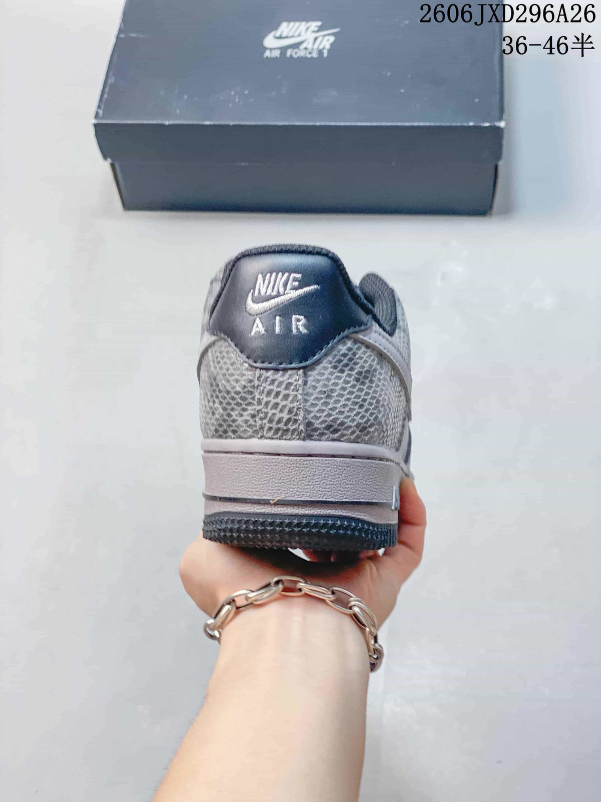 Nike Air Force 1 '07 Low-Top Sneakers in Grey White - product image from the listing.
