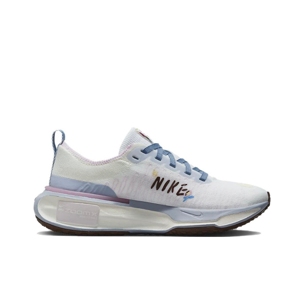 Nike ZoomX Invincible Run Flyknit 3 Running Shoes in Blue White FJ7727-161 - product image from the listing.