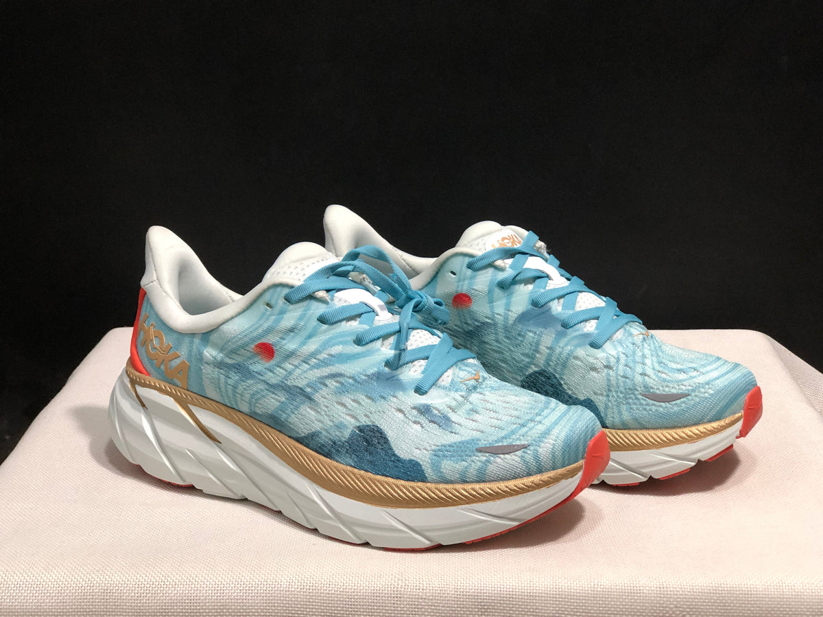 HOKA Clifton 8 Ink Wash Shoes for Running - product image from the listing.