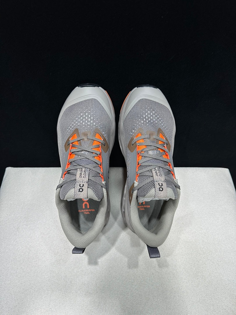 On Cloudsurfer Trail 2 Trail Running Shoes in Gray - product image from the listing.