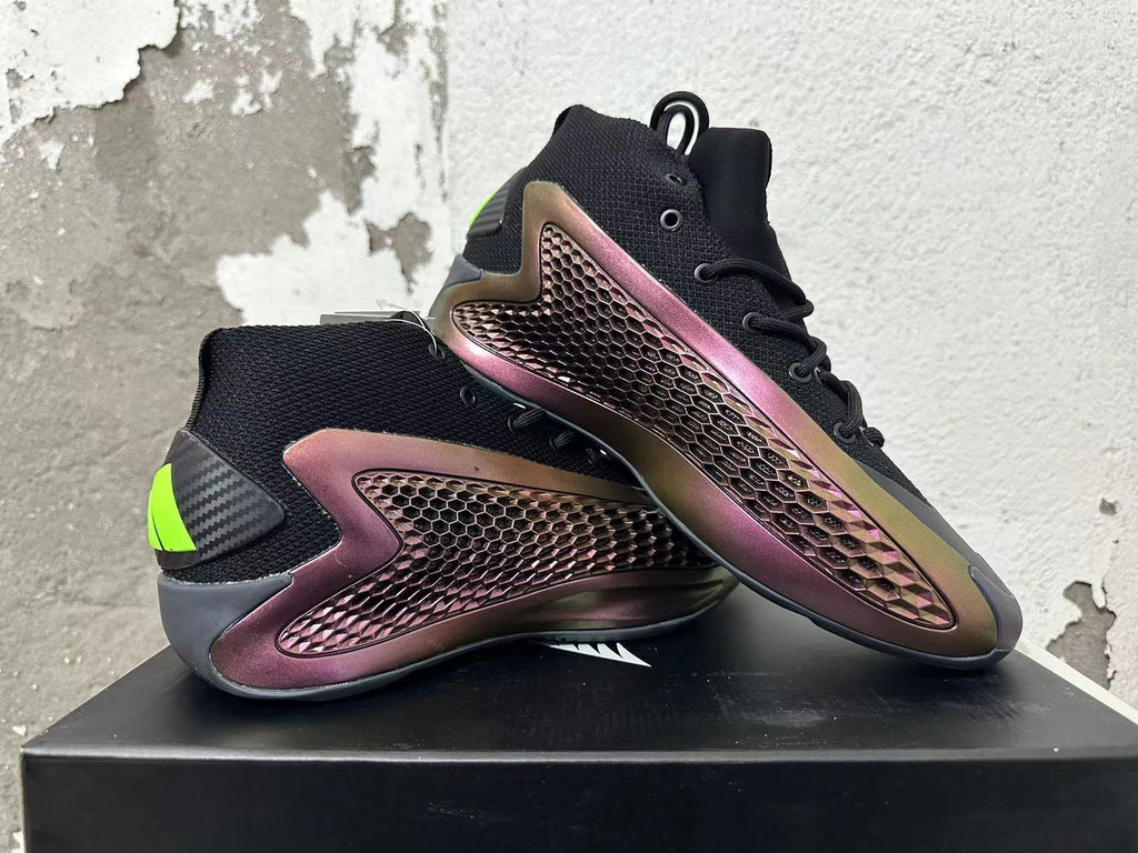 Dark Red and Black Adidas Basketball Shoes - product image from the listing.