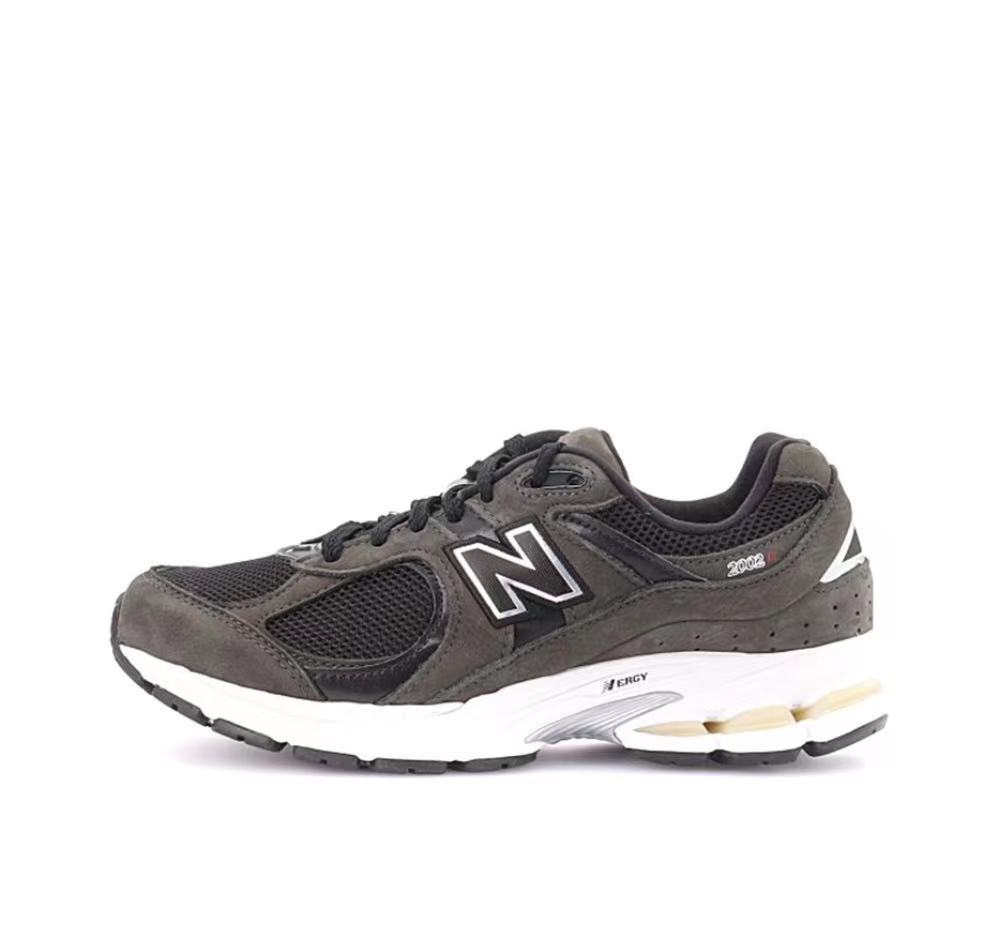 Charcoal and White New Balance M2002RB Sneakers - product image from the listing.