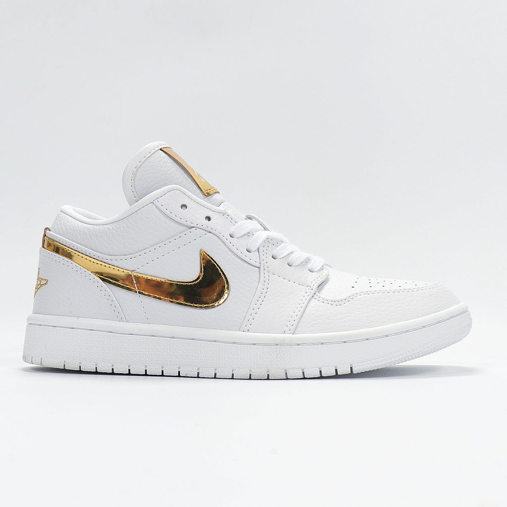 Nike Air Force 1 Low in White Metallic Gold CZ4776-100 - product image from the listing.