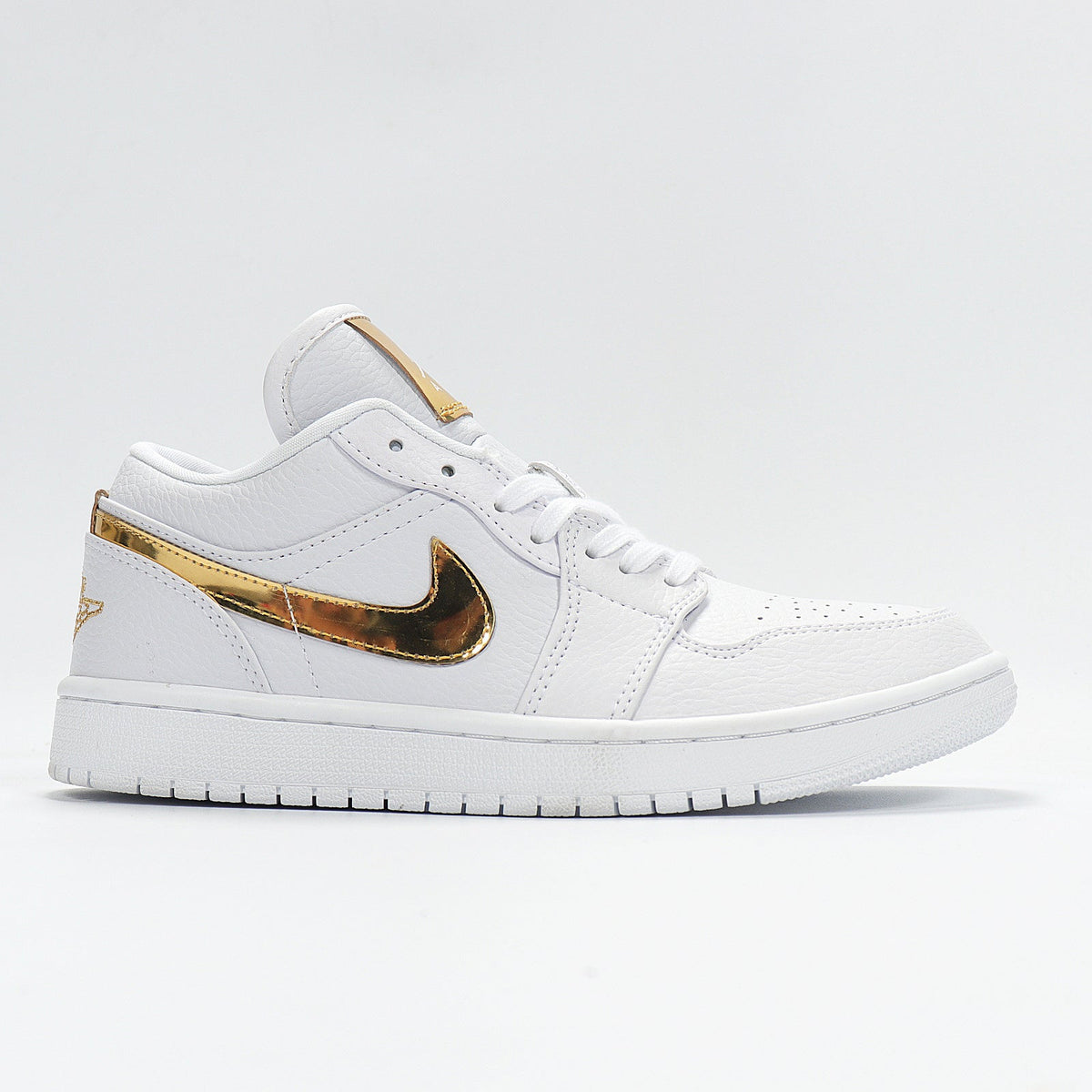 Nike Air Force 1 Low in White Metallic Gold CZ4776-100 - product image from the listing.