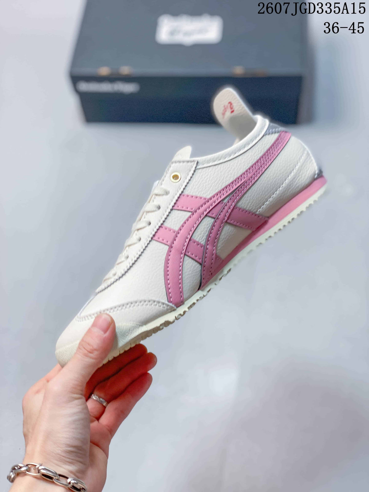 Onitsuka Tiger Mexico 66 Deluxe in White Pink 2607TGD335A15 - product image from the listing.