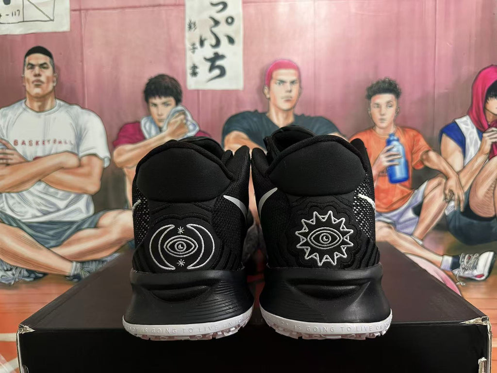 Nike Basketball Sneakers in Black and White - product image from the listing.