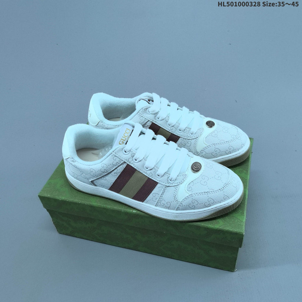 Gucci Distressed Screener Low-Cut Sneakers - product image from the listing.
