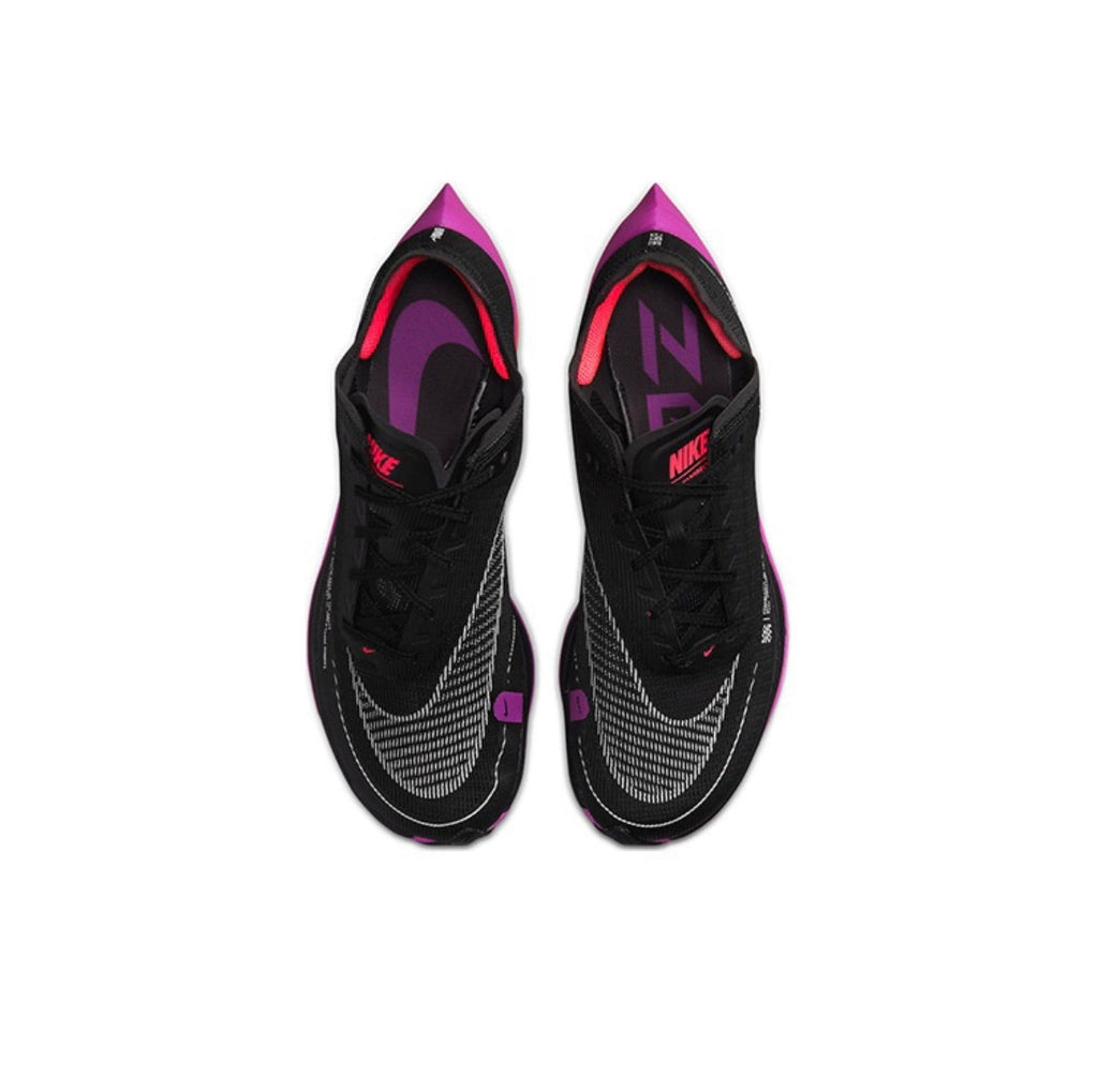 Nike ZoomX Vaporfly NEXT% 2 Running Shoes in Black Purple CU4111-002 - product image from the listing.