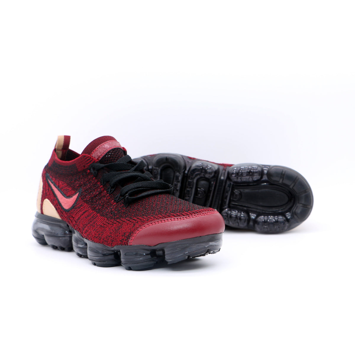 Nike Air VaporMax Flyknit 2 Sneakers in Burgundy AT8955-6009 - product image from the listing.