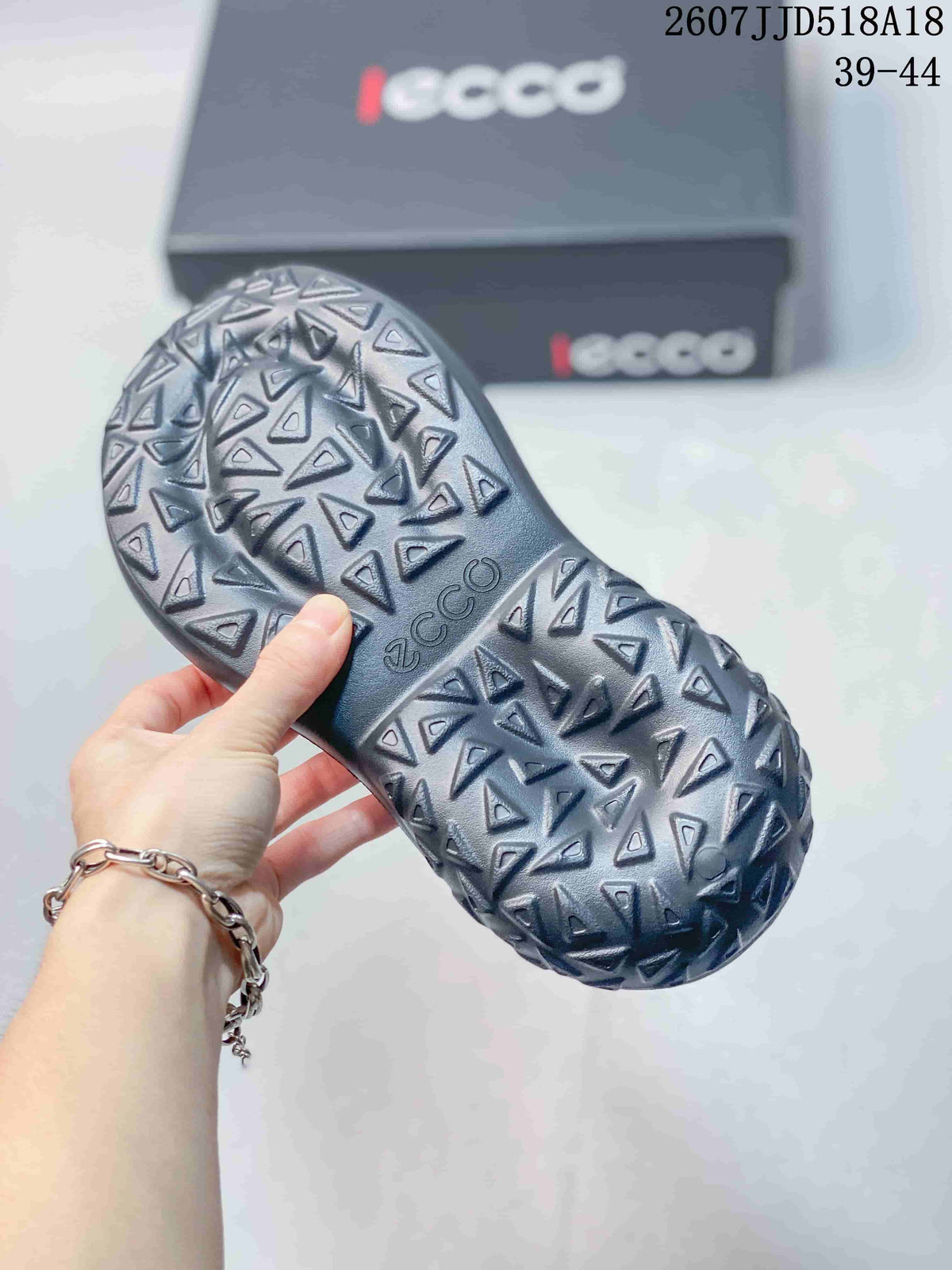 JJD518A18 Black Adjustable Sport Sandals by ECCO - product image from the listing.