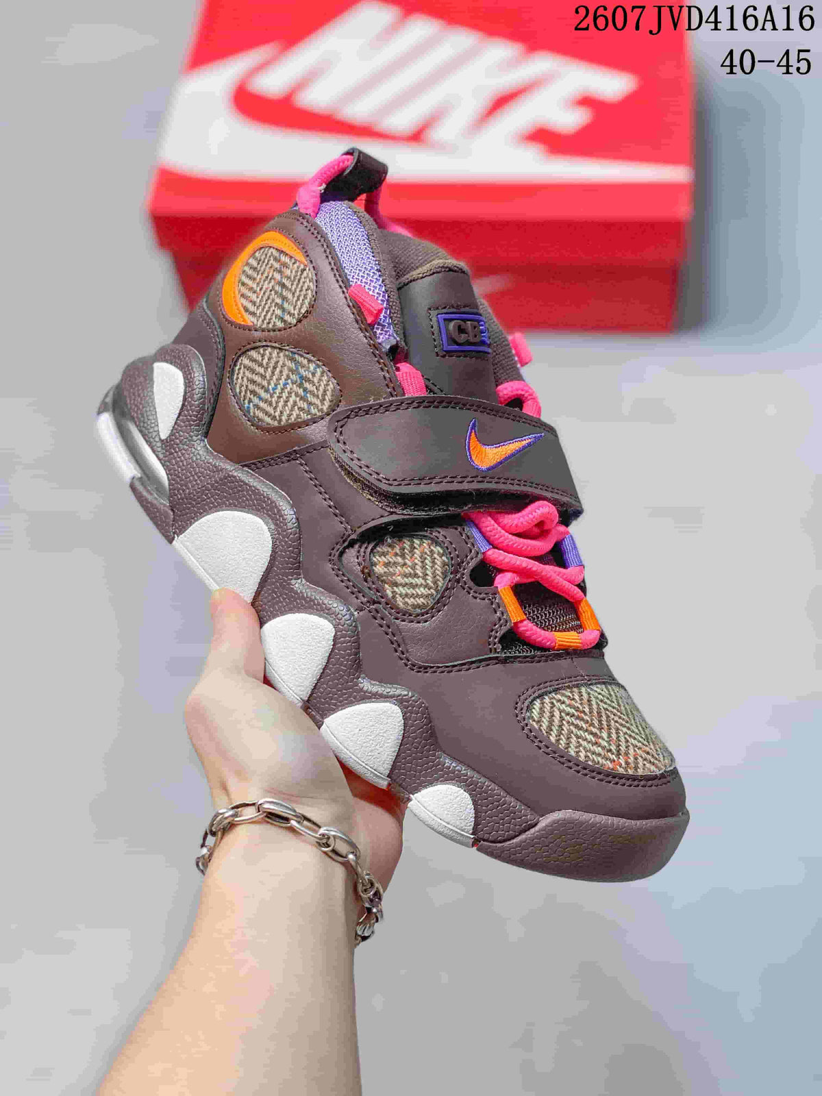 Nike Air Cushioned Sneakers in Brown Pink 2607JVD416A16 - product image from the listing.
