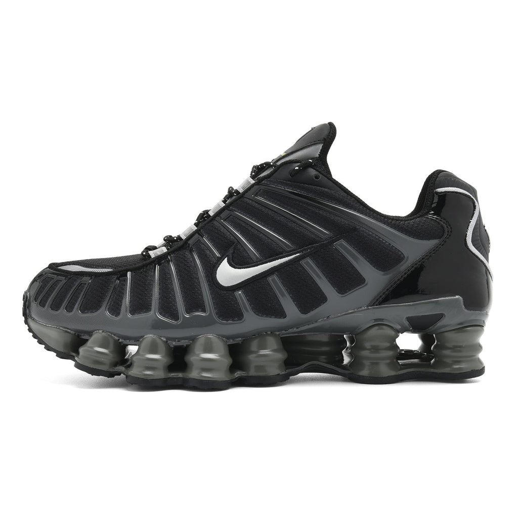 White and Red Nike Shox TL Sneakers - product image from the listing.