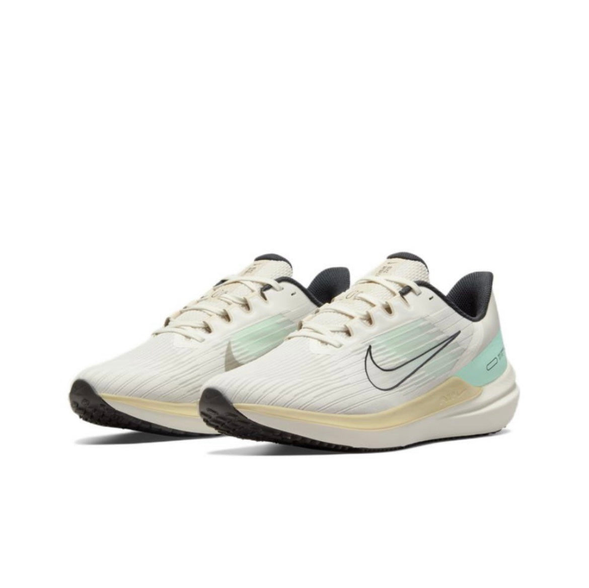 Nike Air Winflo 9 Running Shoes in White Mint DV9121-011 - product image from the listing.