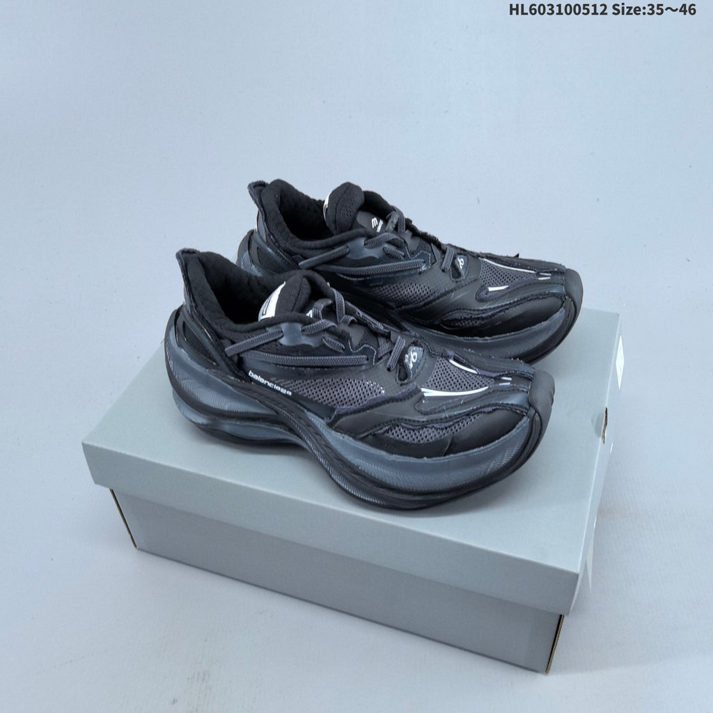 Charcoal Gray Balenciaga Triple S 2 Sneaker - product image from the listing.