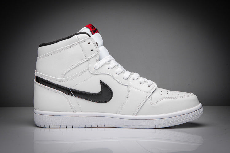 Air Jordan 1 High Sneakers in White and Black - product image from the listing.