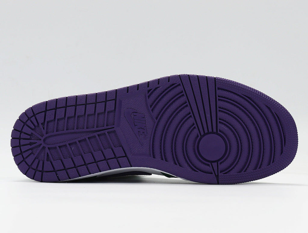 Air Jordan 1 High OG Court Sneakers in Purple 555088-041 - product image from the listing.