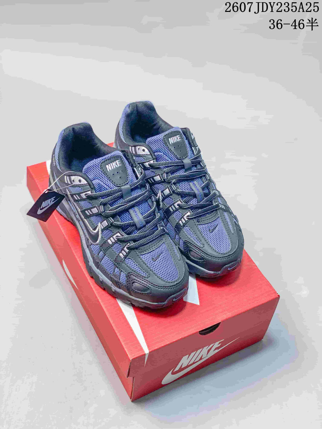 Nike P-6000 Trainers in Gray and White Colorways - product image from the listing.