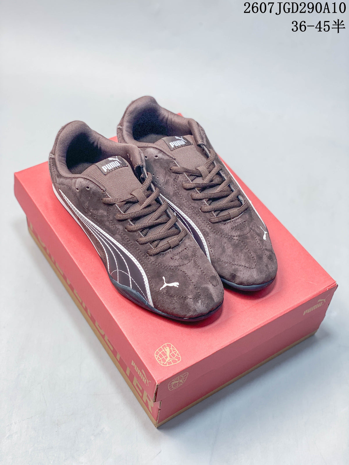 Puma Catch Soleil SD Low-Top Sneakers in Brown 402681-11 - product image from the listing.